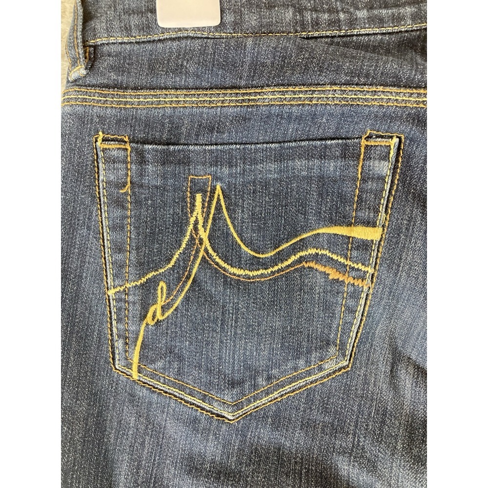 DNKY Jeans‎ Womens Size 5 Low Rise Straight Stretch Denim Blue - Picture 8 of 14